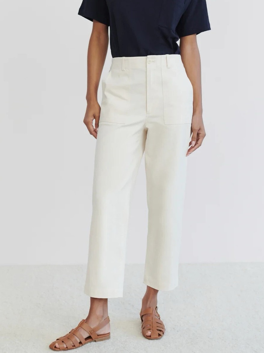 Jenni Kayne Ranger Trouser In Ivory New